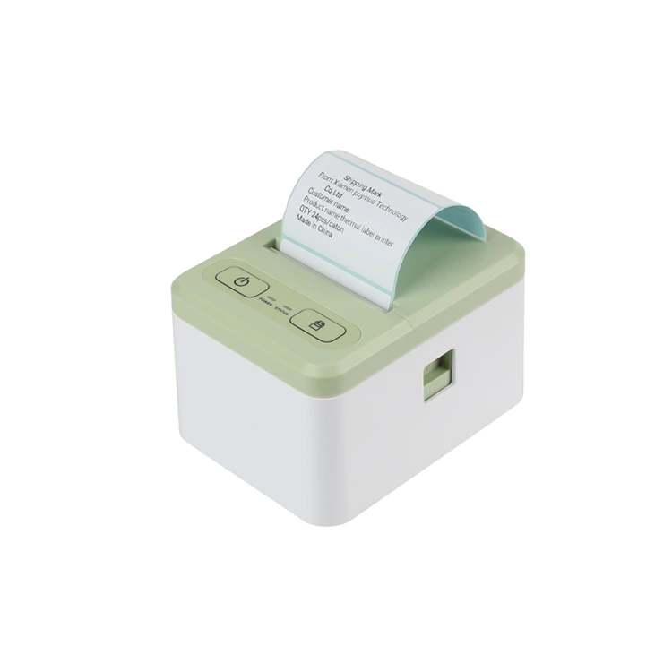 Namizni tiskalnik nalepk s tehnologijo Bluetooth in povezavo z osebnim računalnikom